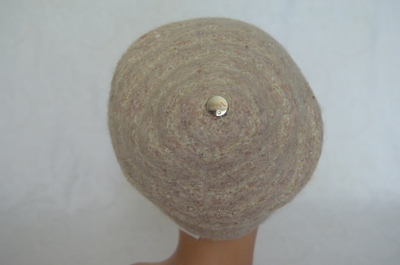 Розовая итальянская шапка с пайетками Визио фото