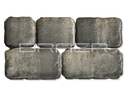 Тротуарная плитка Ривьера, Color Mix Туман, 60 мм