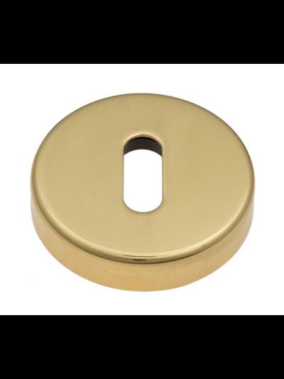 Накладка под ключ буратино на круглом основании Fratelli Cattini KEY 7-OLV полированная латунь 2 шт.