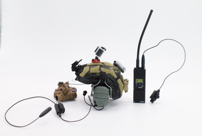 Шлем, ПНВ и радиостанция - 1/6 (26062R) - Easy&Simple