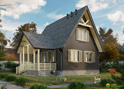 Сайдинг ПВХ Docke Premium Корабельный брус D4,5D INTENSIVE графит 3600х232 мм