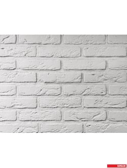 Гипсовая плитка "Минибрик", цвет Арктика