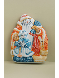 Морозко и Снежевиночка (панно)