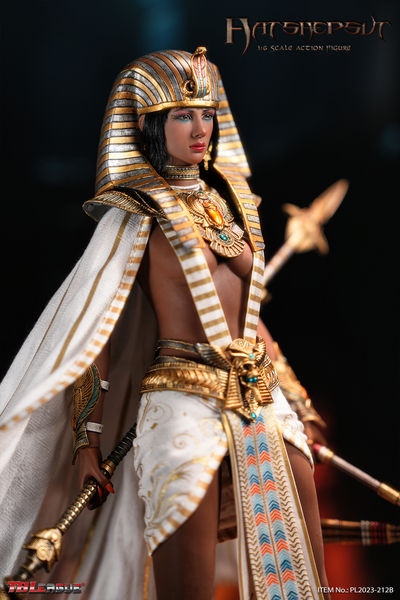 Египетская царица Хатшепсут (в белом)  - Коллекционная ФИГУРКА 1/6 scale Hatshepsut (PL2023-212B) - TBLeague