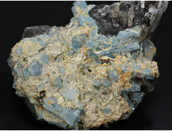 Берилл голубой (Аквамарин), Забайкальский край,Шерловогорское месторождение (82*80*55 мм, 301 г) №25233