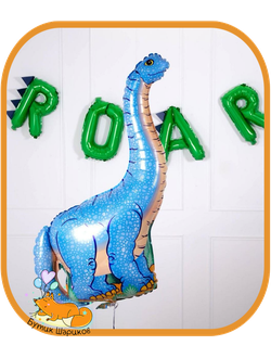 Фольгированный шар Машина, надутый гелием с ленточкой