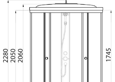 Душевая кабина Тритон Ультра В 100х100
