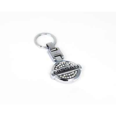 БРЕЛОК НА КЛЮЧИ С ЛОГОТИПОМ АВТО И СТРАЗАМИ