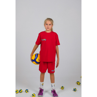 ТРЕНИРОВОЧНЫЙ КОСТЮМ VOLLEYLIFE КРАСНЫЙ детский (120-150 см)