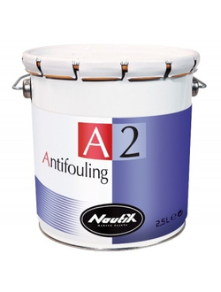 Необрастающая краска «NAUTIX А2» однокомпонентная для корпусов из алюминия со скоростью до 37 км/ч НИЖЕ ВАТЕРЛИНИИ 2.5 ЛИТРА