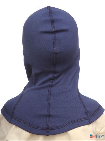 Шапка-шлем 23301-02 95%хлопок 5%лайкра, синий 44-46