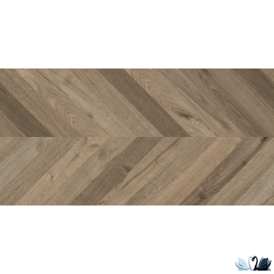 Керамогранит Laparet Вуд Люкс Уолнат Шеврон М\Wood lux walnut chevron M Кarving MR 60х120 см коричневый матовый карвинг