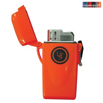 Зажигалка газовая Ultimate Survival Technologies - Stormproof Floating Lighter, чёрный