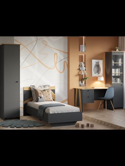 Теодора Тумба ПВШ Графит/Дуб крафт