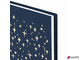 Ежедневник недатированный А5 (145×215 мм), ламинированная обложка с фольгой, 128 л., STAFF, «Stars». 113522