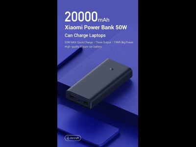 Портативный аккумулятор Xiaomi Mi Power Bank 3 20000mAh 50W PB200SZM Black