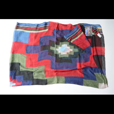 Итальянский платок из микромодала Vizio Италия F 12 разноцветный фото