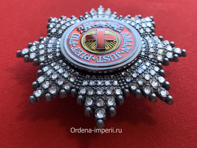 Звезда ордена Святой Анны со стразами, копия LUX! Лот № 24.