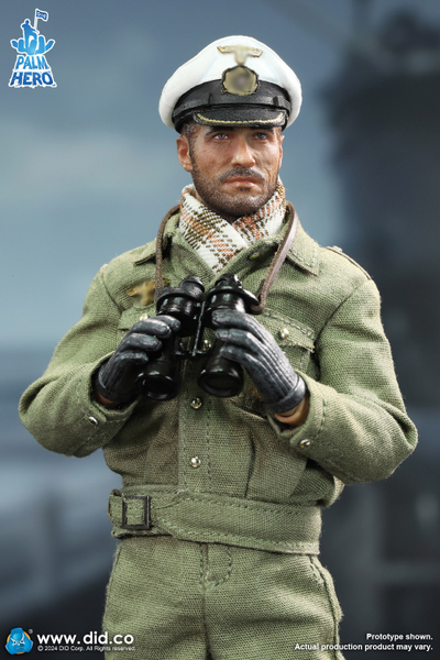 Капитан немецкой подводной лодки - Коллекционная ФИГУРКА 1/12 Palm Hero Series WWII German U-Boat Commander – Lehmann (XD80026) - DID