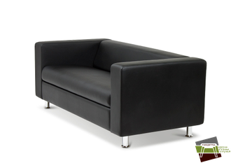 ALE3 АЛЕКТО Диван трехместный (Oregon-16) чёрный