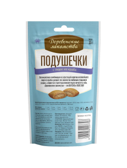 Деревенские лакомства для кошек, Подушечки с пюре из краба 30 гр