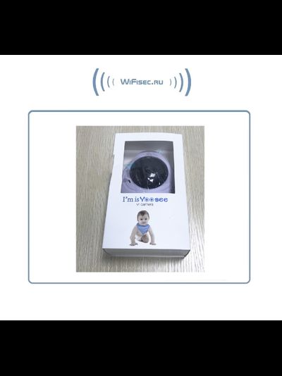 Cobel_SS. Потолочная - настенная WiFi видеокамера панорамная с DVR (fish_YooSee_W),  HD 960P