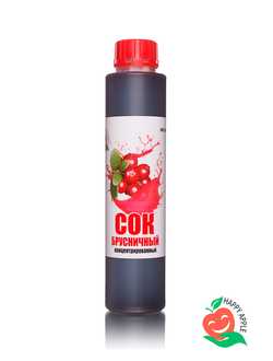 Сок брусничный концентрированный 1 кг.