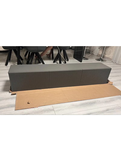 Инфинити гостиная подвесная 1800 мм Графит / мдф Эйфория QR-17