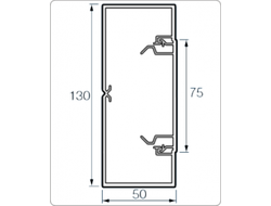 Кабельный канал Metra 130х50 мм