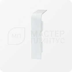 Соединитель для плинтуса ПВХ Aqua 37 37мм