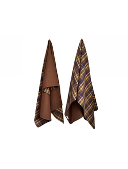 Палантин шерстяной двусторонний из пальтовой ткани