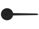 Дверные ручки MORELLI "LAND" MH-60-R6 BL цвет - чёрный