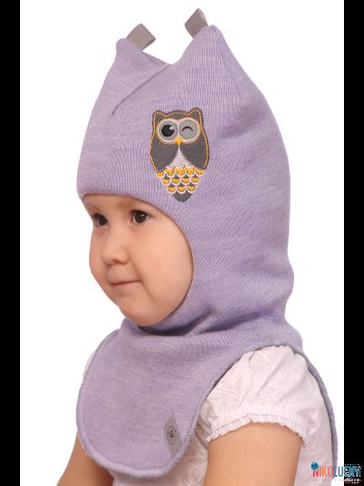 Шапка-шлем  18101-08, цвет сиреневый р. 52-54