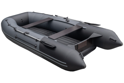 Моторная лодка Таймень RX 3900 НДНД графит/черный вид сзади слева
