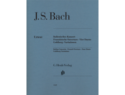 Bach, J.S. Italienisches Konzert, Französische Ouverture, 4 Duette und Goldberg-Variationen: für Klavier (ohne Fingersatz)