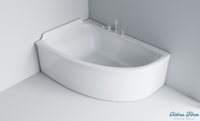 Astra-Form ванна Анастасия левосторонняя 182/125 см белая