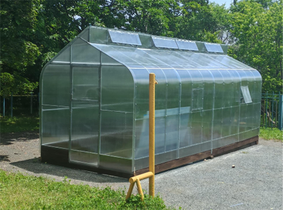 Теплица "Митлайдер" 3*10 м. Сотовый поликарбонат 4 мм 570г/кв.м.