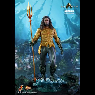 Аквамен (Джейсон Момоа) - Коллекционная ФИГУРКА с диорамой 1/6 scale Aquaman, Jason Momoa (MMS518) - Hot Toys