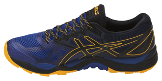 Кроссовки ASICS GEL-FUJITRABUCO6 G-TX синий/желтый  T7F0N-4990  (Размеры: 9)