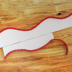 Гибкий шаблон для фрезерования 10*500 мм.