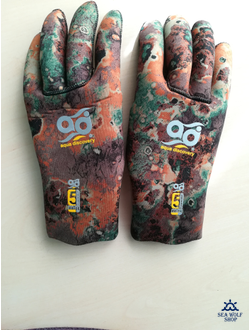 Перчатки неопреновые 7мм AquaDiscovery "Camo" ОП р.L