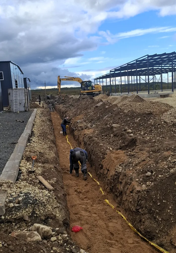 Прокладка полиэтиленового газопровода к котельной по адресу п.Пудомяги Гатчинского района