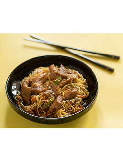 Яичная лапша без овощей