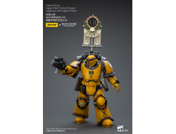 Знаменосец Имперских Кулаков (Warhammer Horus Heresy) - КОЛЛЕКЦИОННАЯ ФИГУРКА 1/18 Imperial Fists Legionary with Legion Vexilla (JT9053) - JOYTOY