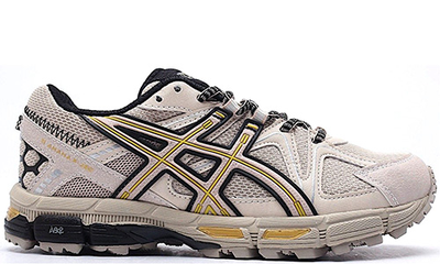Asics Gel Kahana 8 Grey Gold Серые с желтым