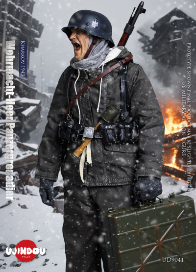 Немецкий панцергренадер - Коллекционная ФИГУРА 1/6 WWII  Wehrmacht-Heer Panzergrenadier, Kharkov 1943 (UD9041) - UJINDOU