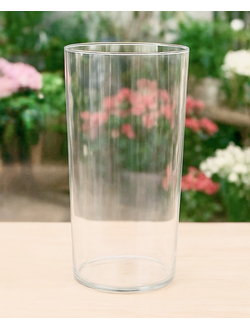 Прозрачная ваза под букет Премиум