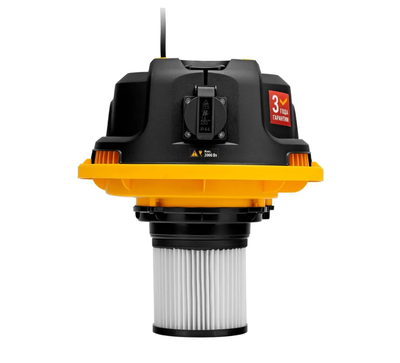 Пылесос строительный Denzel RVC20, 1400 Вт, бак 20