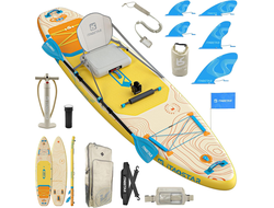 Продажа сапбордов SUP iTAOSTAR Adventure 12.0 (Yellow) в Иркутске