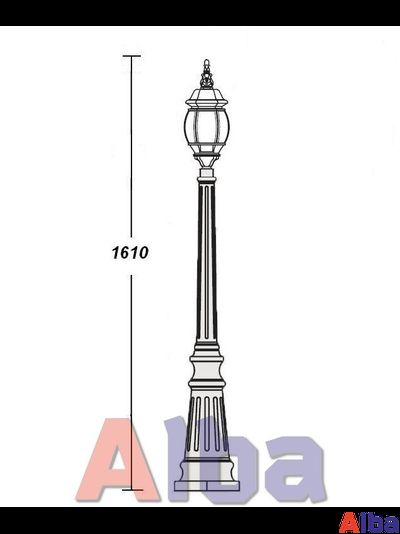 Садово парковый светильник America S 411 h161 w